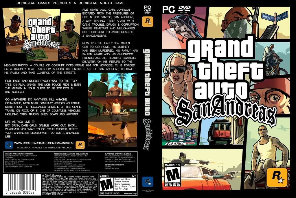 Gta San Andreas (1 Dvd) Photo By Umandudul 