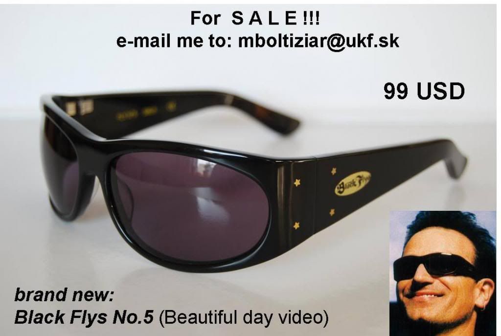 New Bono sunglasses for sale U2 Feedback