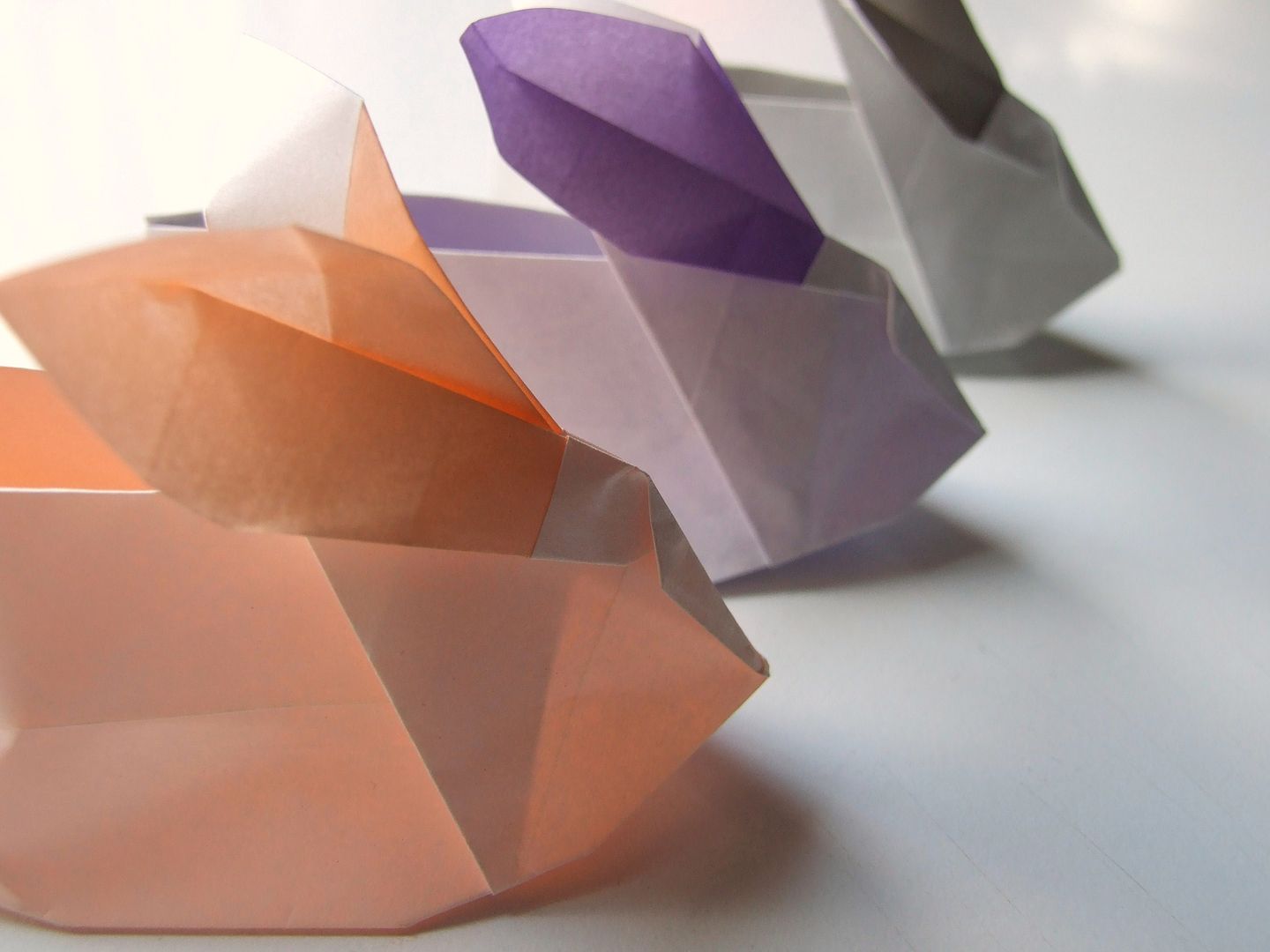 Origami Easter Bunnies - Gathering Beauty