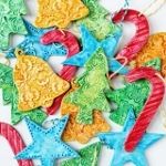 Diy Watercolour Clay Christmas Tree Decorations